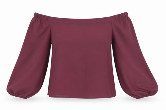 Womens UK Size 8 New Look Red Basic Blouse