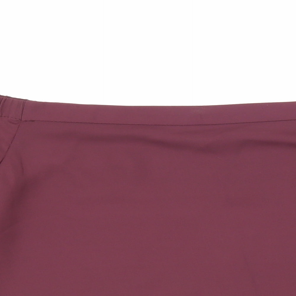 Womens UK Size 8 New Look Red Basic Blouse