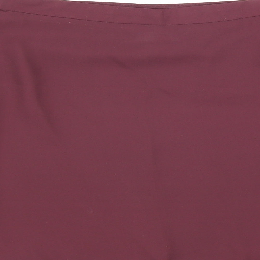 Womens UK Size 8 New Look Red Basic Blouse