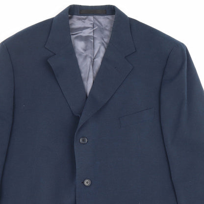 Mens UK Size M Marks and Spencer Regular Blue Suit Jacket