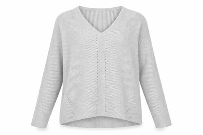 Womens UK Size S Stradivarius Grey Pullover Jumper