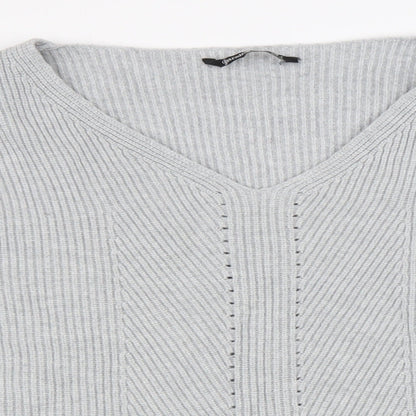 Womens UK Size S Stradivarius Grey Pullover Jumper