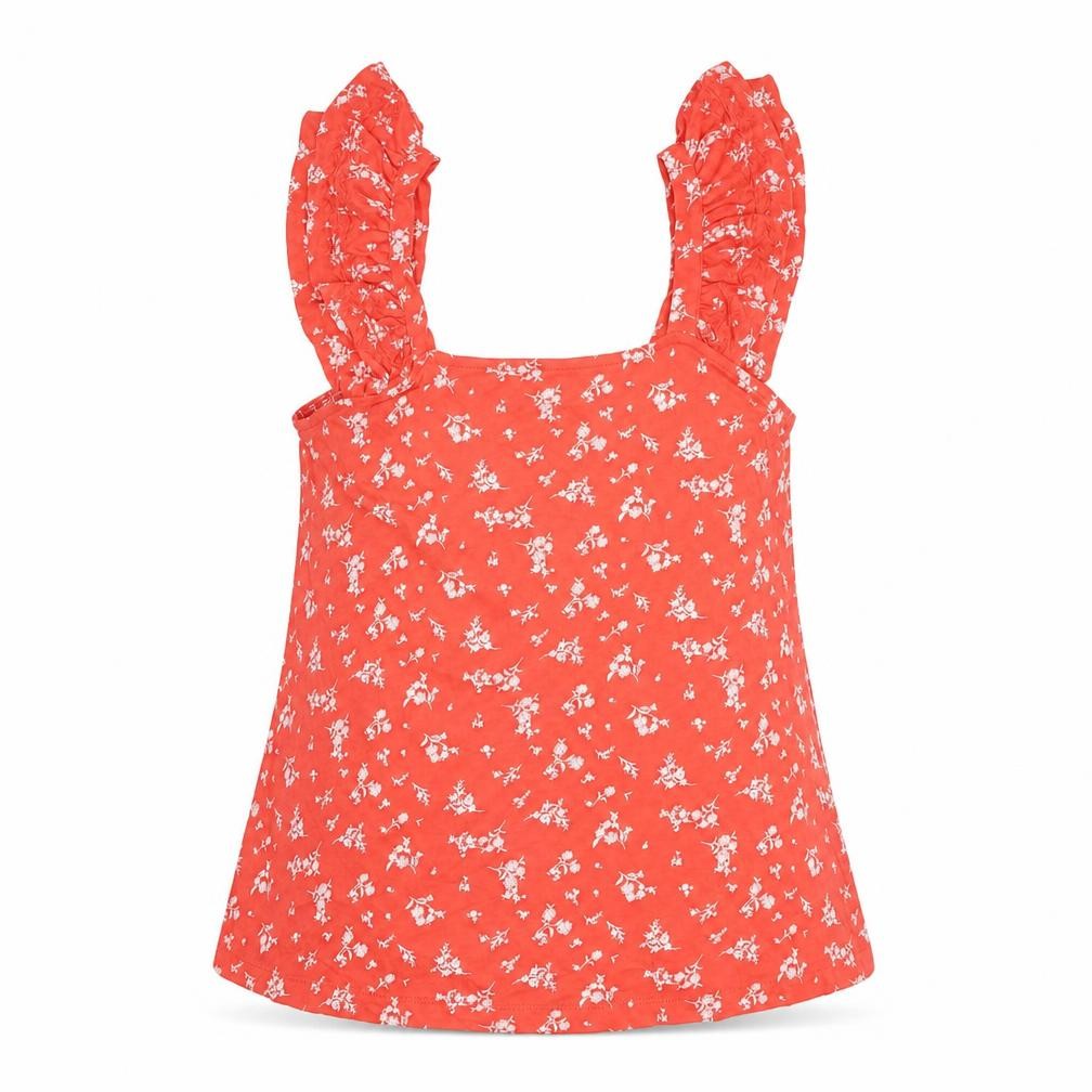 Womens UK Size 10 Marks and Spencer Red Basic Tank