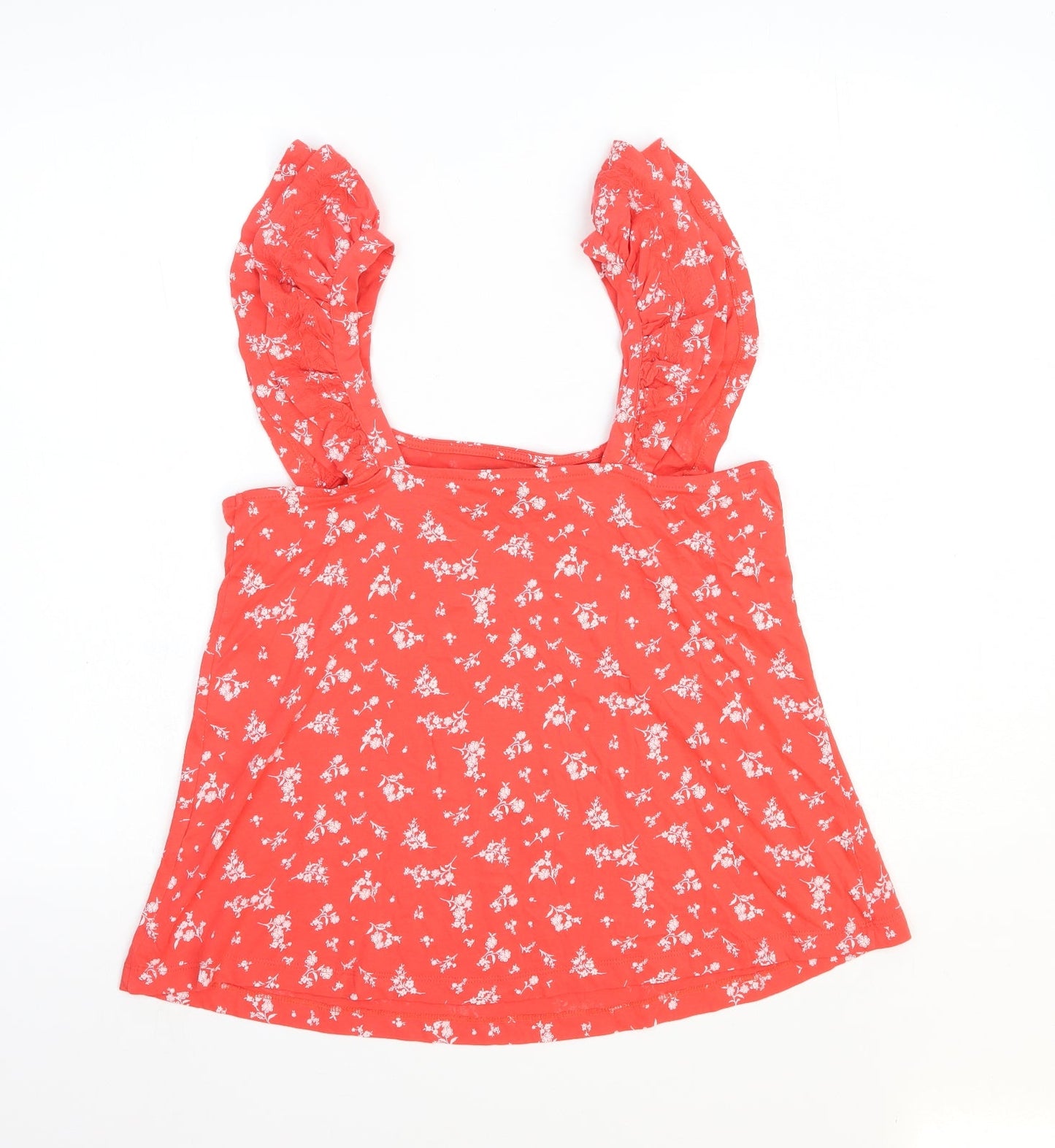 Womens UK Size 10 Marks and Spencer Red Basic Tank