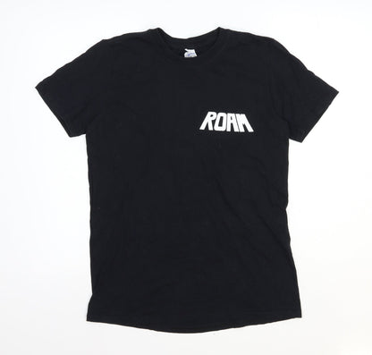 Mens UK Size M Gildan Black  T-Shirt