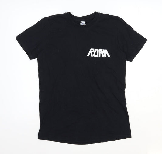 Mens UK Size M Gildan Black  T-Shirt