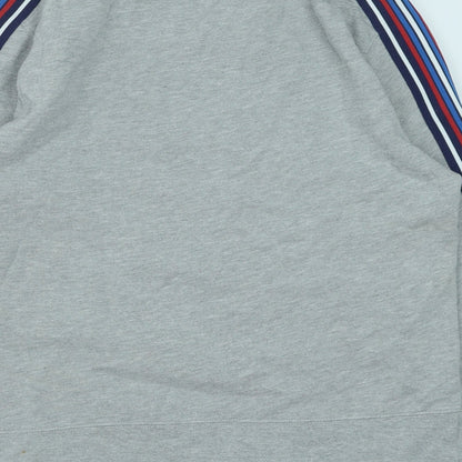 Topman Mens Grey Cotton Pullover Sweatshirt Size S