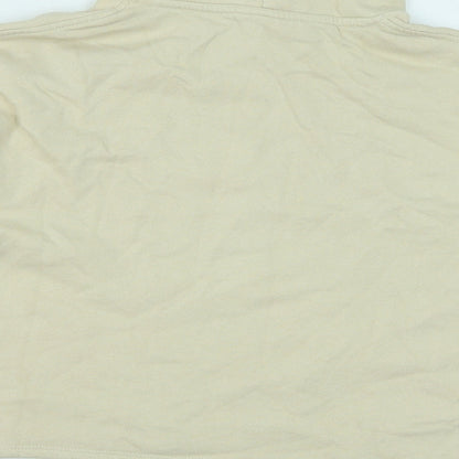 Primark Womens Beige Cotton Pullover Sweatshirt Size S Pullover