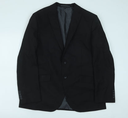 Mens UK Size 42 Marks and Spencer Regular Black Suit Jacket