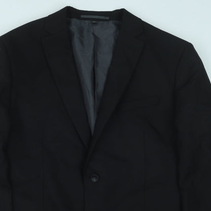 Mens UK Size 42 Marks and Spencer Regular Black Suit Jacket