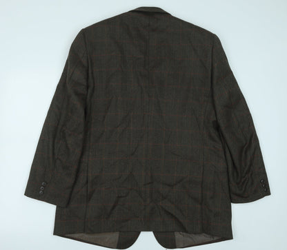 Mens UK Size 42 Preworn Regular Green Suit Jacket