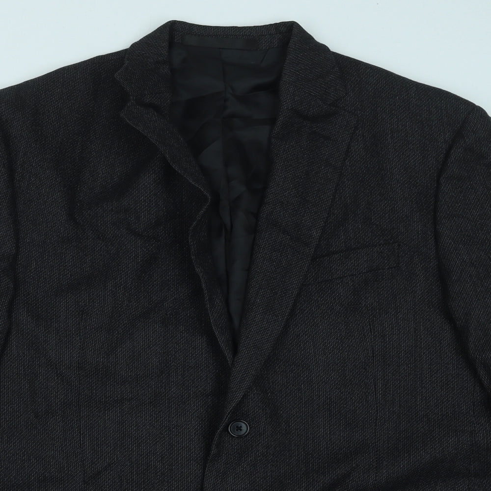 Mens UK Size 44 Marks and Spencer Regular Grey Suit Jacket
