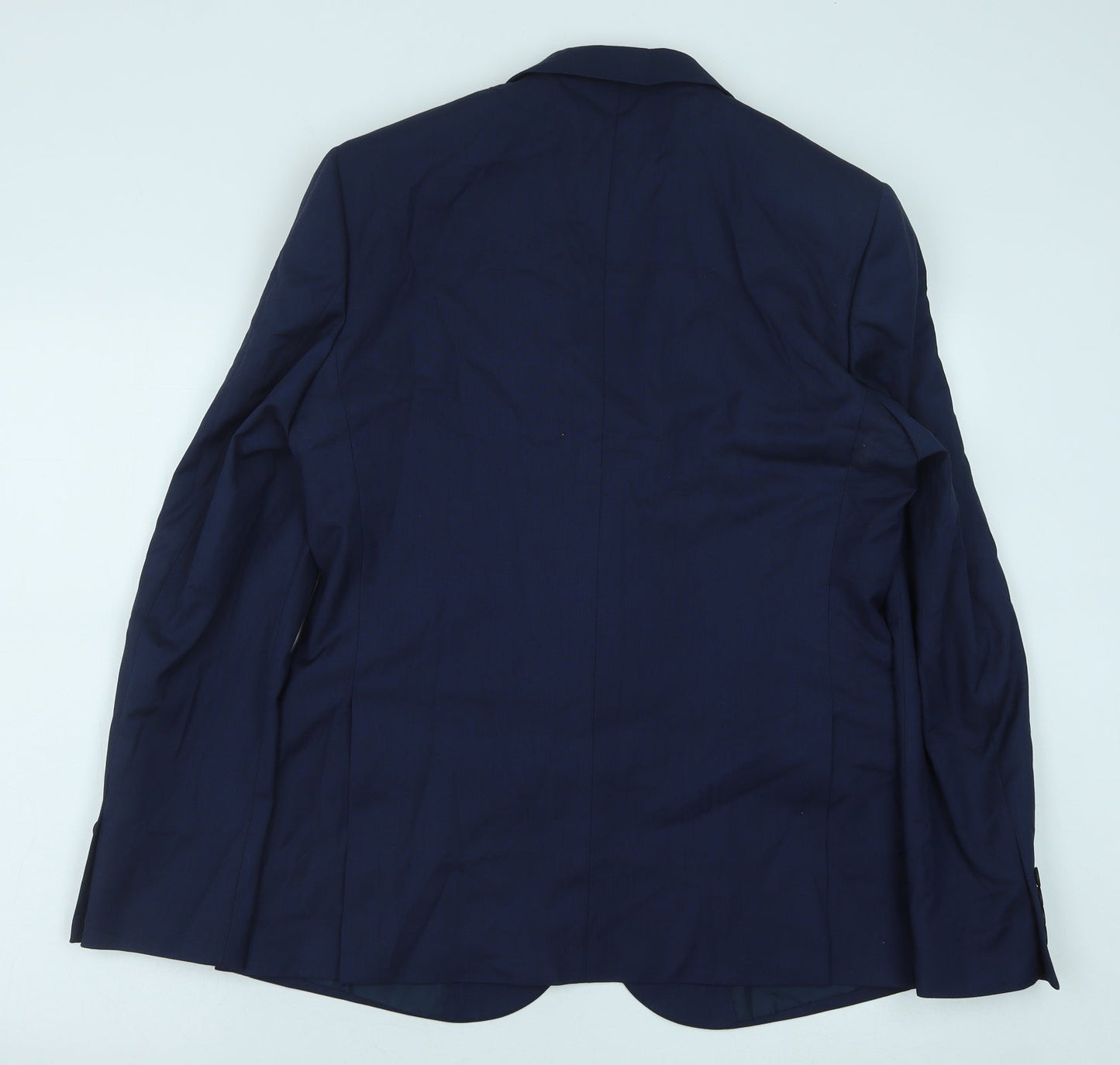 Mens UK Size 40 Marks and Spencer Regular Blue Suit Jacket