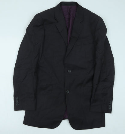 Mens UK Size 39 Preworn Regular Grey Suit Jacket