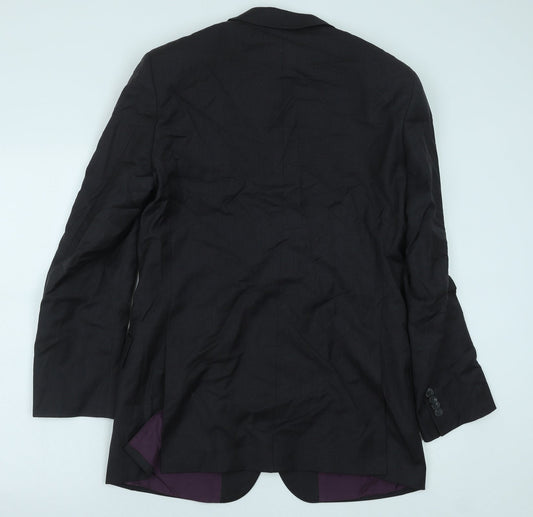 Mens UK Size 39 Preworn Regular Grey Suit Jacket