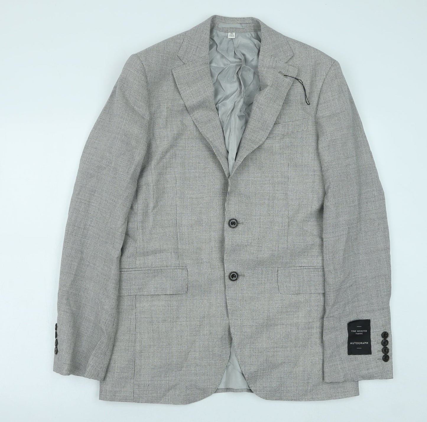 Mens UK Size 36 Marks and Spencer Regular Grey Suit Jacket