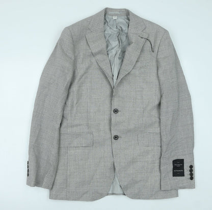 Mens UK Size 36 Marks and Spencer Regular Grey Suit Jacket