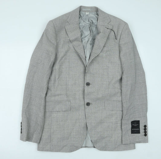 Mens UK Size 36 Marks and Spencer Regular Grey Suit Jacket