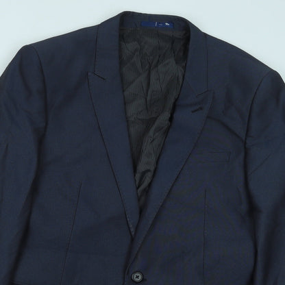 Mens UK Size 42 Preworn Regular Blue Suit Jacket
