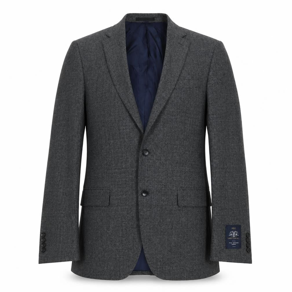 Mens UK Size 38 Marks and Spencer Regular Grey Suit Jacket