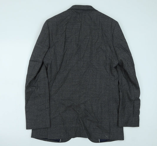 Mens UK Size 38 Marks and Spencer Regular Grey Suit Jacket