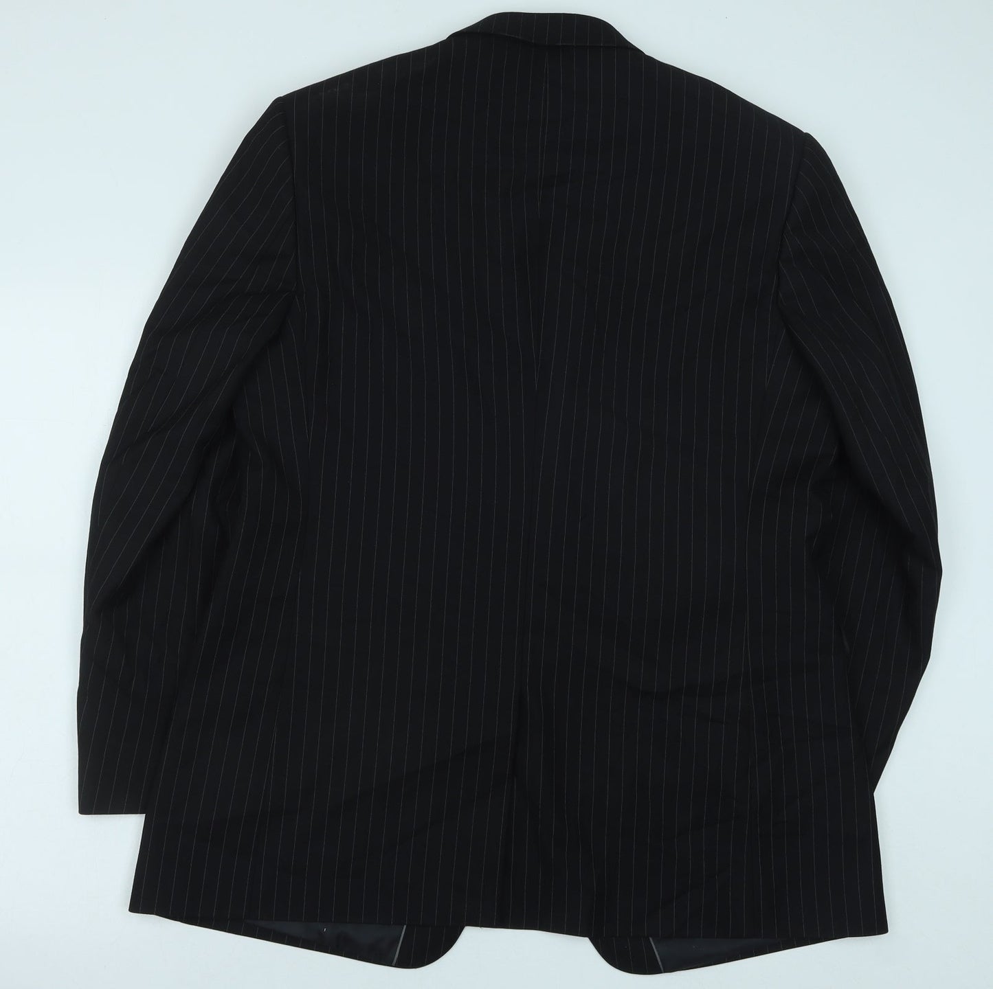 Mens UK Size 44 Preworn Regular Black Suit Jacket