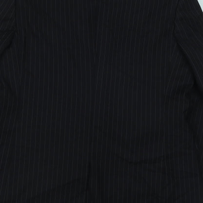Mens UK Size 44 Preworn Regular Black Suit Jacket