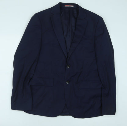 Mens UK Size 40 Preworn Regular Blue Suit Jacket