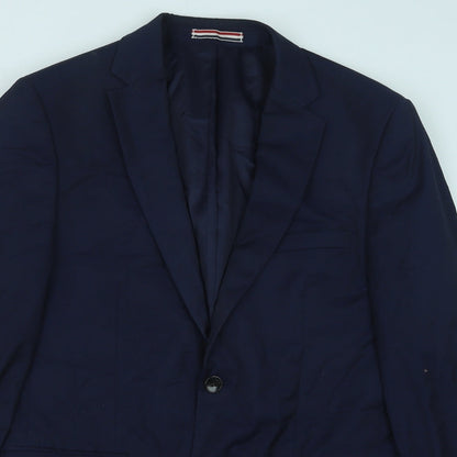 Mens UK Size 40 Preworn Regular Blue Suit Jacket
