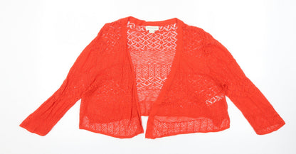 Womens UK Size 14 Monsoon Red Cardigan Jumper