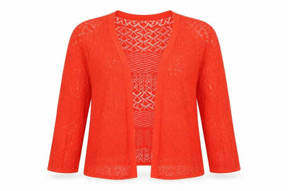 Womens UK Size 14 Monsoon Red Cardigan Jumper