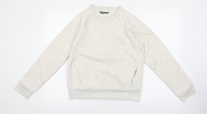 Womens UK Size 8 Marks and Spencer Grey Pullover Sweatshirt