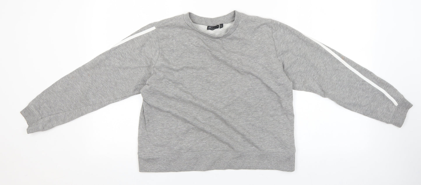 Womens UK Size 8 ASOS Grey Pullover Hoodie
