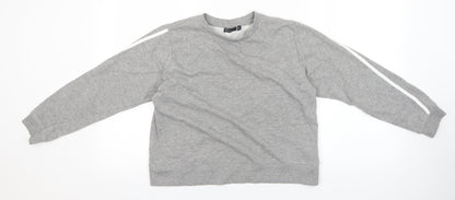 Womens UK Size 8 ASOS Grey Pullover Hoodie