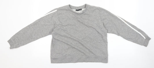 Womens UK Size 8 ASOS Grey Pullover Hoodie