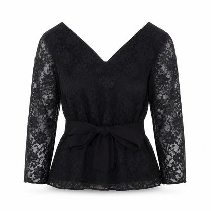 Womens UK Size 12 Monsoon Black Basic Blouse