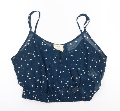 Womens UK Size M Pins & Needles Blue Cropped Tank