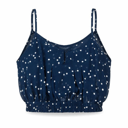 Womens UK Size M Pins & Needles Blue Cropped Tank