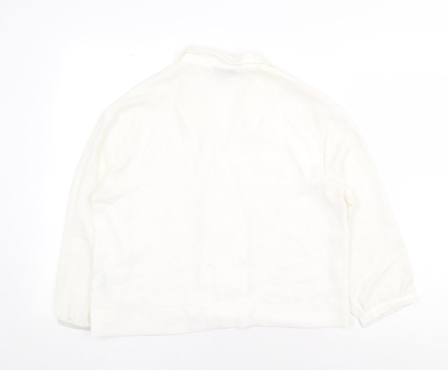 Womens UK Size 12 Topshop White Basic Blouse