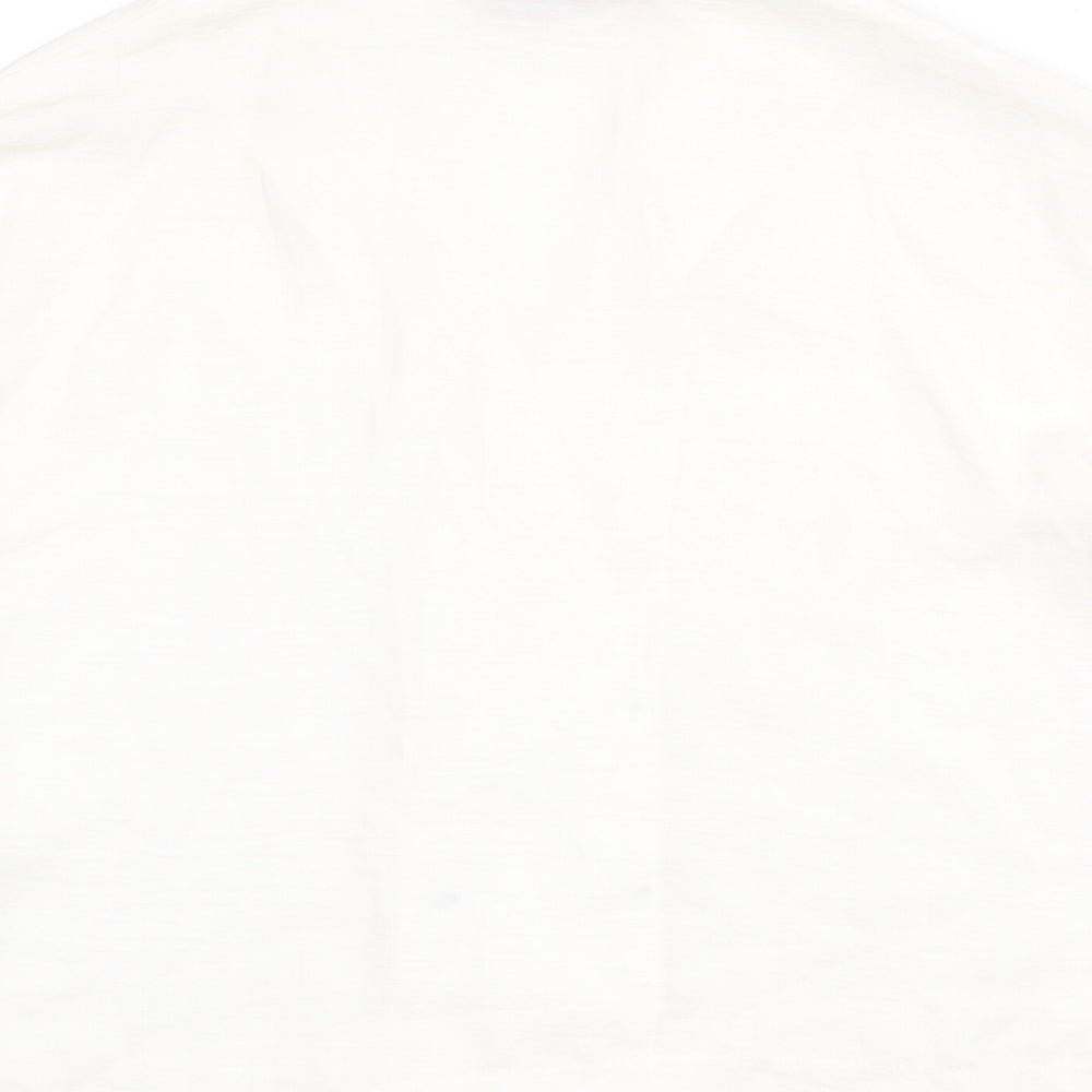 Womens UK Size 12 Topshop White Basic Blouse