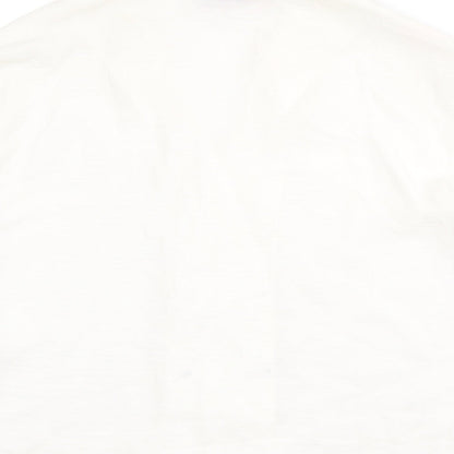 Womens UK Size 12 Topshop White Basic Blouse