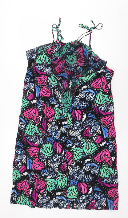 George Womens Multicoloured Geometric Viscose Shift Size 14 Square Neck Tie