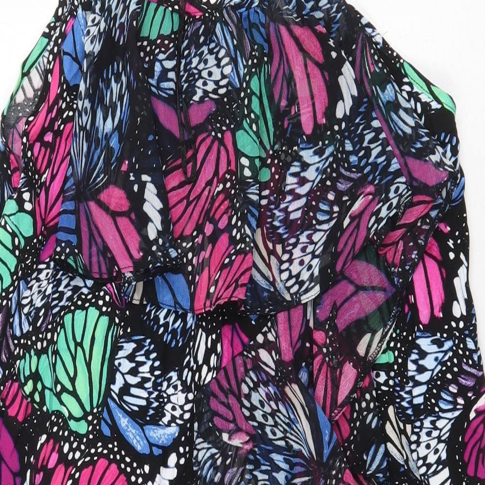 George Womens Multicoloured Geometric Viscose Shift Size 14 Square Neck Tie