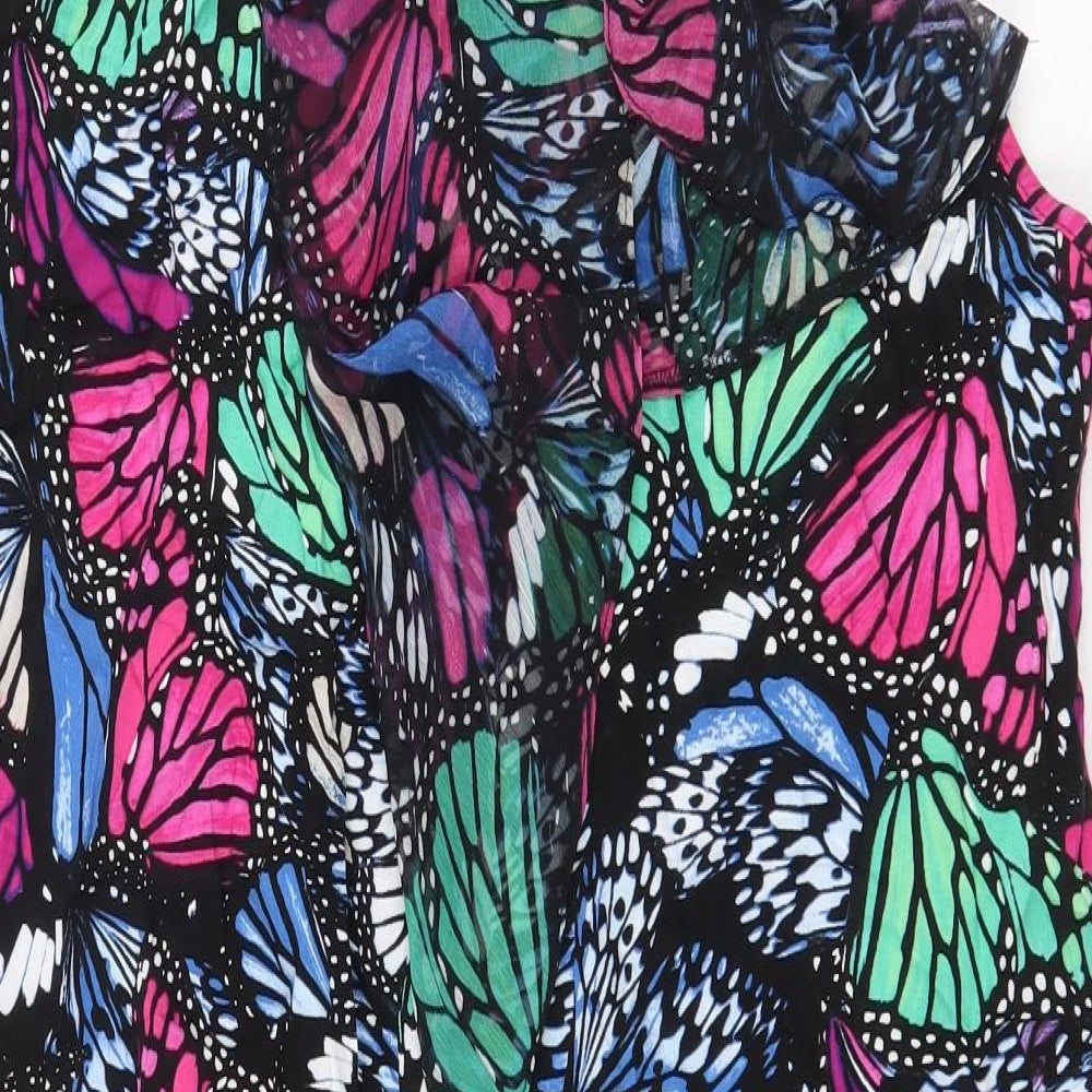 George Womens Multicoloured Geometric Viscose Shift Size 14 Square Neck Tie