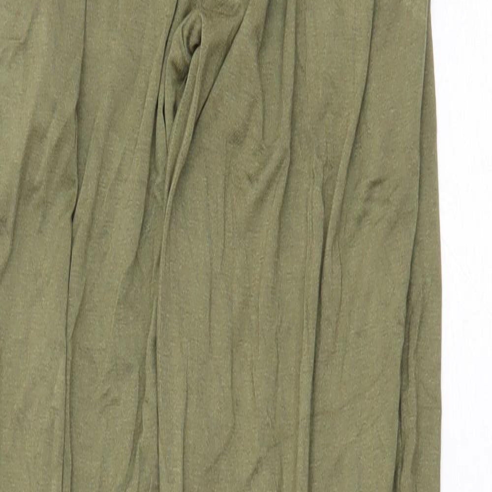 Womens UK Size 8 Peacocks Regular Fit  Green Trousers