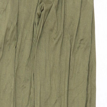 Womens UK Size 8 Peacocks Regular Fit  Green Trousers