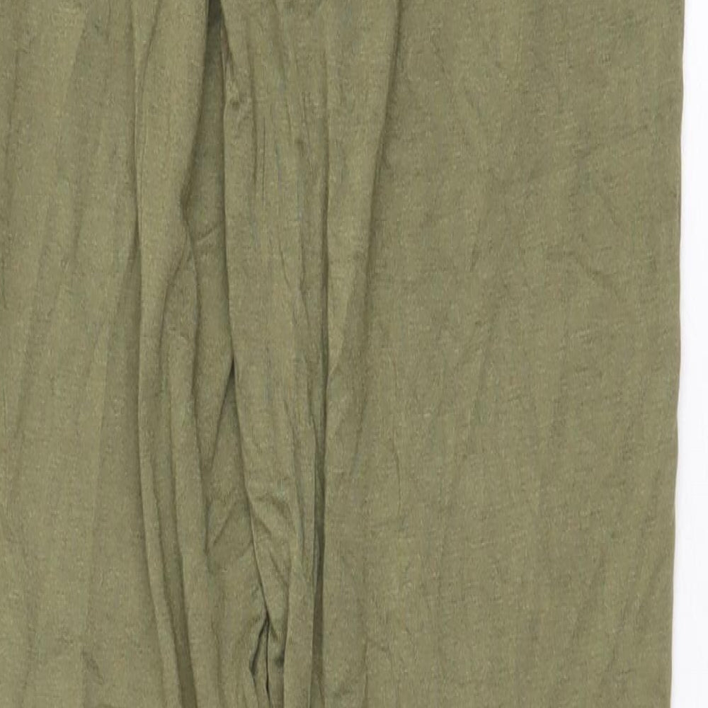 Womens UK Size 8 Peacocks Regular Fit  Green Trousers