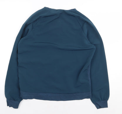 Preworn Womens Green Polyester Pullover Sweatshirt Size S Pullover