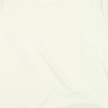 Womens UK Size 20 Preworn Beige Basic T-Shirt