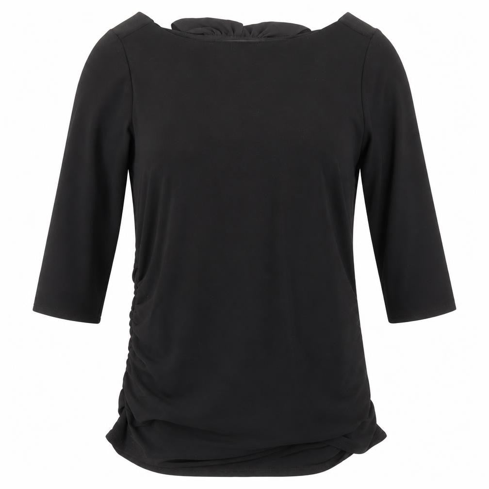 Womens UK Size 8 Coast Black Basic Blouse